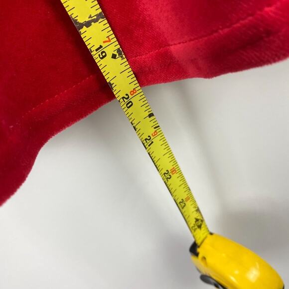 Vintage 90s Gap Red Velour Dress 18-24 Months NWT - Picture 6 of 6